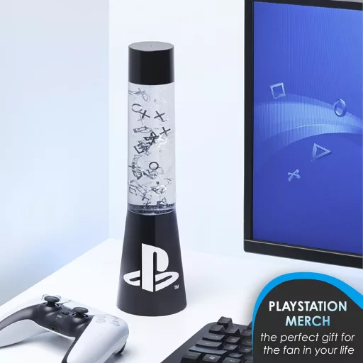 Paladone PlayStation Glitter Flow éjszakai lámpa 33 cm, többszínű hangulatlámpa