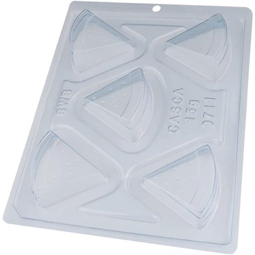 BWB 9711 Különleges szeletelő formával ellátott dinnye alakú 3 részes szilikon forma