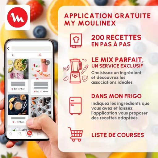 Moulinex Mix & Move 300W hordozható turmixgép 0,8L Tritan palackkal