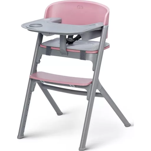 4Kraft LIVY Etetőszék és Pihenőfotel 110 kg-ig, Állítható, Ergonomikus, Rózsaszín