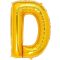 Zlatni folijski balon slova D za dekoraciju vjenčanja i rođendana