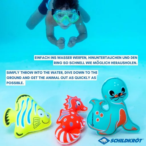 Schildkröt Neopren Set životinja za ronjenje, 3 komada - za vodeni trening