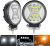 LED Munkalámpa IP67 Vízálló 4" 36W, 12 V, Kerek