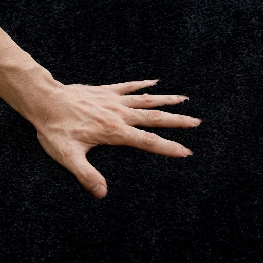 MIULEE Fürdőszobai Szőnyeg 45x120cm Csúszásmentes Mosható Fekete