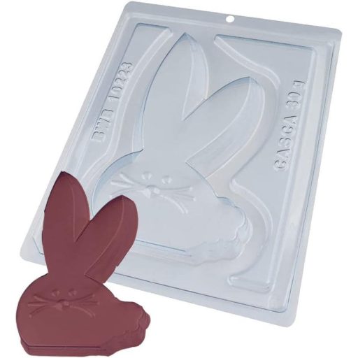 Silikónová forma v tvare zajaca na horúcu čokoládu - 3-dielna súprava BWB