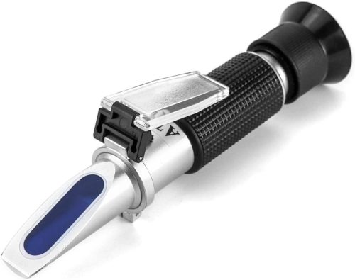 Refractometru QWORK cu Compensare Automată a Temperaturii - Brix 0-32%, Tester Manual de Zahăr pentru Suc de Fructe, Bere, Testare Gemuri