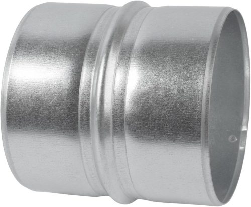 Vent Systems Conector conductă din oțel galvanizat 100mm, rotund, prelungitor tubulatură - Cuplă metalică pentru furtun, pentru sisteme de ventilație.