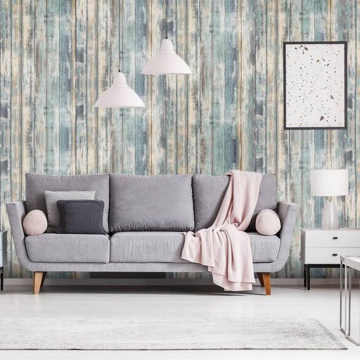 Arthome öntapadós falmatrica kék fa mintás 30x254cm bútor dekoráció