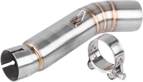 Țeavă de Eșapament Centrală FTVOGUE pentru Motocicletă, Conector pentru Modelele Honda CBR500R CB500X CBR400R CB400X 2013-2015, Oțel Inoxidabil 51mm