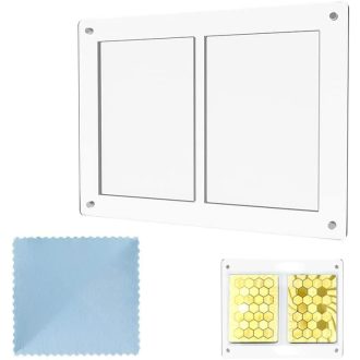   MAGIC SELECT Magnetski držač za kartice - Prozirni akrilni zaštitni okvir za kartice debljine 35PT - S UV zaštitom za Pokémon i kolekcionarske kartice