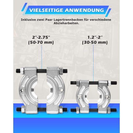 DAYUAN 12 részes csapágy lehúzó készlet lflywheel szeparátor tárolóval
