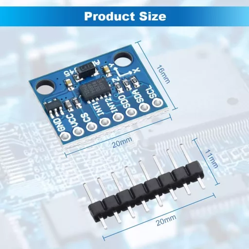 Arduino ADXL345 3D Gyorsulásmérő Modul GY-291