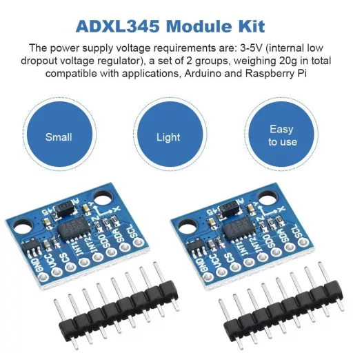 Arduino ADXL345 3D Gyorsulásmérő Modul GY-291