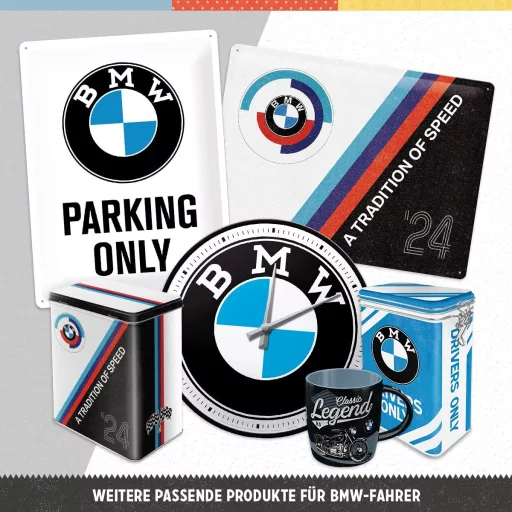 Nostalgic-Art BMW Motorsport Retro Kávésbögre 330ml Vintage Kerámia Ajándék