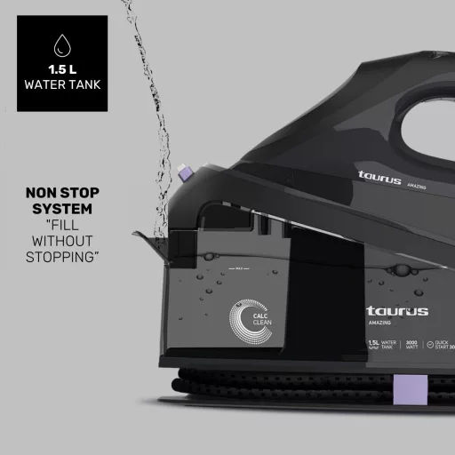 Taurus SSD3000 vasalóállomás 7 bar nyomás 3000W elektronikus gőzlökés