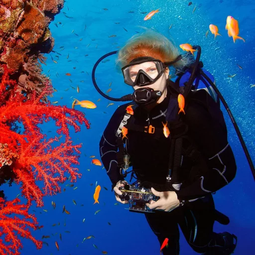Mască de scufundări panoramică EXP VISION Pano 3, mască de snorkeling din sticlă securizată, albastru
