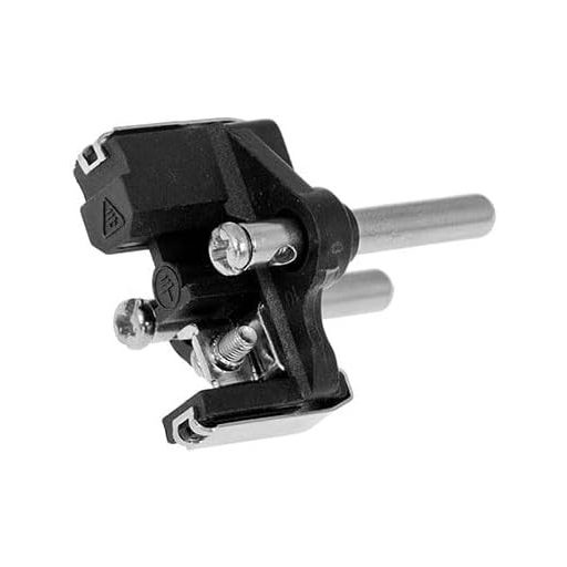 Fișă Schuko KEL Albă 16A 250V Cu Contact de Împământare Protecție IP20