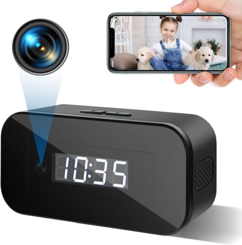 IGZYZ 4K WiFi Rejtett Kamera Óra - Éjjellátó, Mozgásérzékelő, 120° Látószög