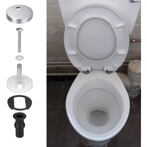 WELHAEPI WC ülőke csavar szett 2db rozsdamentes acél zsanér rögzítő