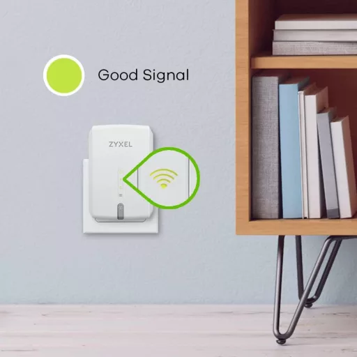 Zyxel NWD6605 Dual Band Vezeték Nélküli WiFi Jelerősítő - 802.11ac, 867 Mbps, Kétsávos, Access Point Mód, Otthoni és SOHO Használatra