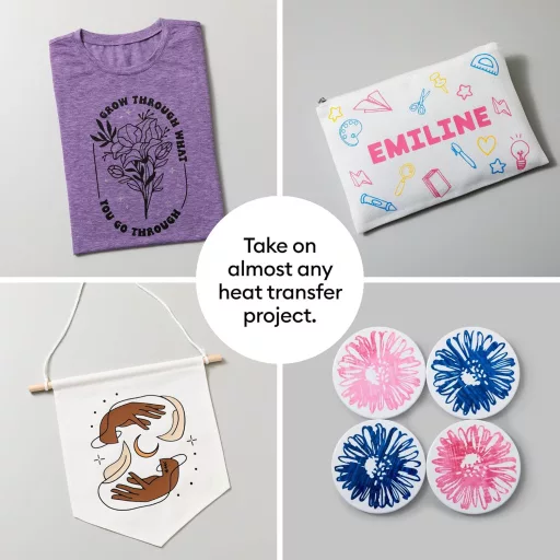 Cricut EasyPress 3 hőprés 30x25cm vasalható vinyl nyomtatáshoz kék