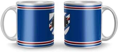 Cană de mic dejun oficială Sampdoria, în cutie cadou.