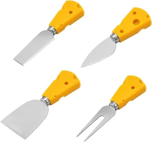 Set de cuțite pentru brânză Boska, din inox, 4 piese, ideal pentru tort și fructe