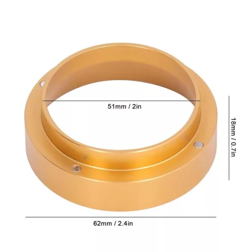 YOUTHINK Pâlnie dozatoare cafea aurie 51mm - Oțel inoxidabil