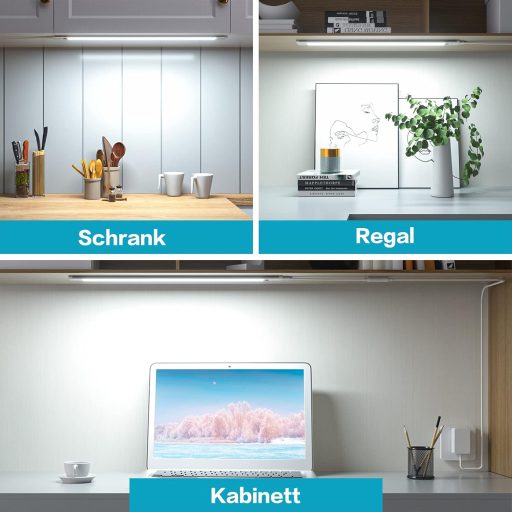 WOBSION LED Konyhapult Világítás 30cm Fehér Dimmelhető Szenzoros