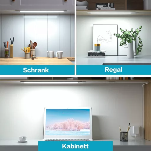 WOBSION LED Konyhapult Világítás 30cm Fehér Dimmelhető Szenzoros