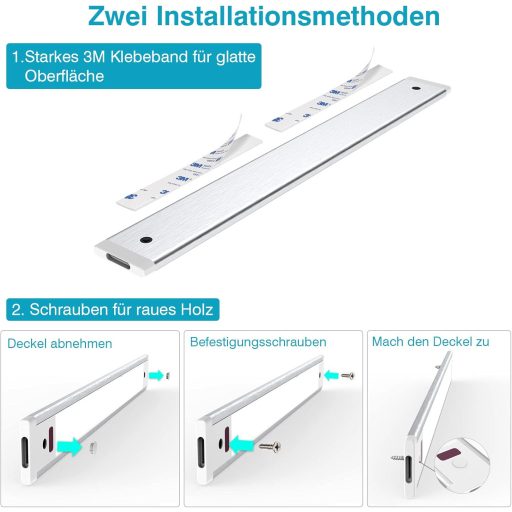 WOBSION LED Konyhapult Világítás 30cm Fehér Dimmelhető Szenzoros