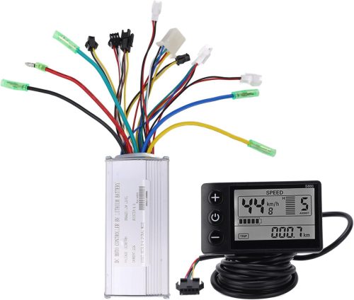 BuyWeek 36V/48V 500W/750W Kefe Nélküli Motor Vezérlő Készlet 866 LCD Kijelzővel - Elektromos Kerékpár és Roller Vezérlő Egység 22mm Kormányr