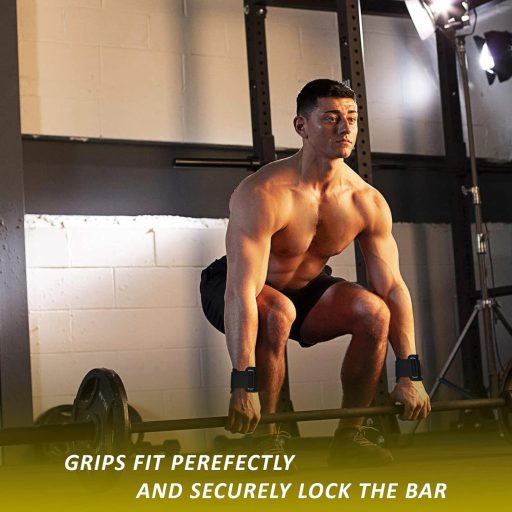 WFX Súlyemelő Horog Gumírozott Nyéllel és Neoprén Csuklópárnával