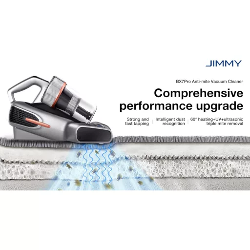 Jimmy BX7 Pro Atka Vysávač 700W - UV-C Svetelný Čistič Matracov, So Senzorom Roztočov, Ultrazvukovou Funkciou, Sacím Výkonom 16kPa Na Matrace, Ka