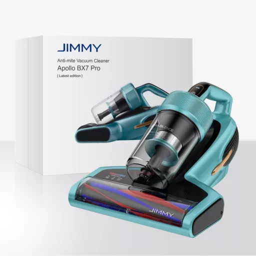 Aspirator anti-acarieni Jimmy BX7 Pro 700W - Curățare cu lumină UV-C a saltelelor, cu senzor de acarieni, funcție cu ultrasunete, putere de aspirare 16kPa pentru saltele, Ca