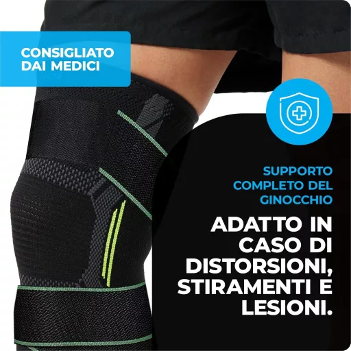 Genunchieră VITTO XXL Fără Benzi - Calmarea Durerii pentru Artrită, Dureri Articulare și Leziuni ACL