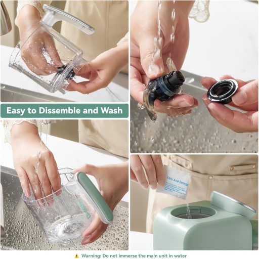 CHEFHANDY 5 az 1-ben bébiételmixer, gőzölő, melegítő zöld