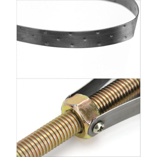 QWORK Olajszűrő Kulcs Fém Szíjjal 60-120mm Átmérőhöz