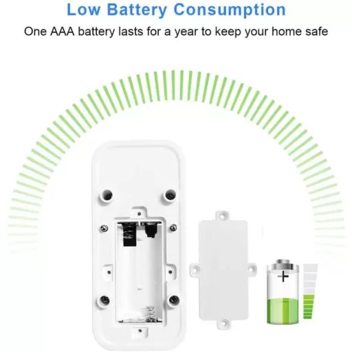 Senzor de scurgeri de apă TOWODE, alarmă 90dB, pachet de 4 bucăți, alb