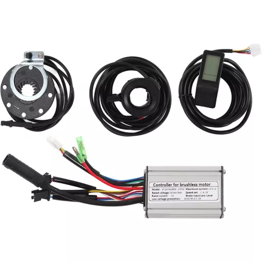 BuyWeek 36V/48V 250W Elektromos Kerékpár Motor Vezérlő Készlet LCD4 Kijelzővel