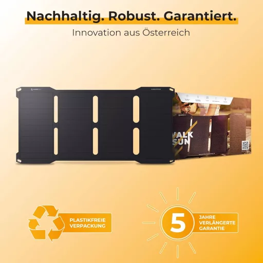 Sunnybag Sunbooster 28W Összecsukható Napelem Töltő USB Kültéri Túrázáshoz