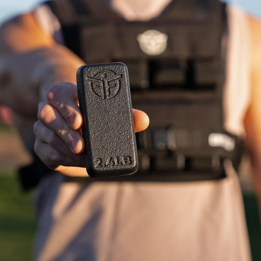 Eric Flag Záťažová vesta 10kg/20kg - Nastaviteľná tréningová vesta na Crossfit, silový tréning, kalisteniku a fitness cvičenia, s vyberateľnými kovovými závažiami.