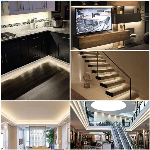 BTF-LIGHTING FCOB Flexibilný LED pás 5m 336 LED prirodzená biela 40W stmievateľný