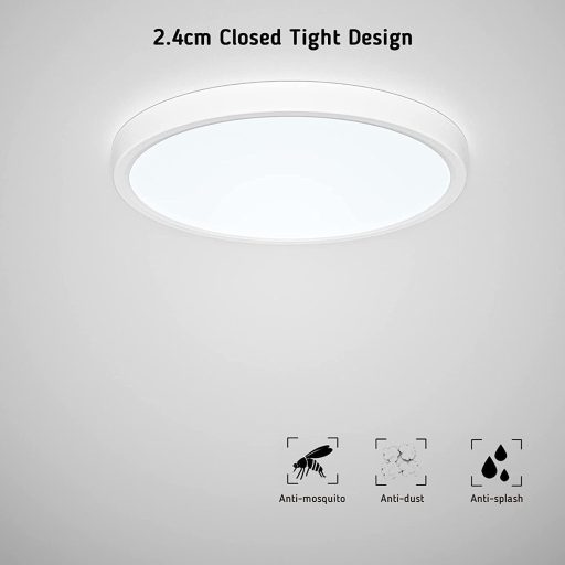 Lumină de plafon LED Epicflare 18W, rotundă, temperatură de culoare reglabilă, 1724 lm