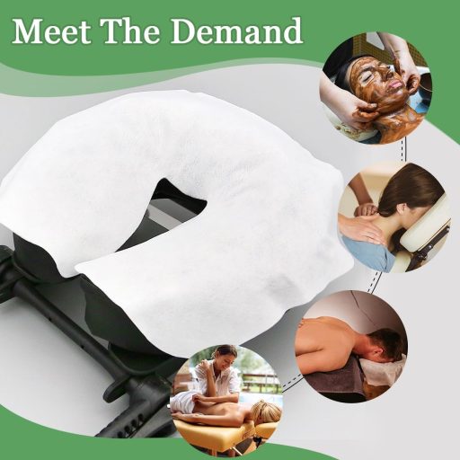 Luriseminger 100 db Masszázságy Arcpárna Eldobható Orlyuk Betét Fejpárna Masszázs Asztal