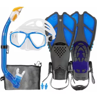   HH HHAO SPORT gyerek snorkel szett 180° panoráma búvármaszk és úszóuszony
