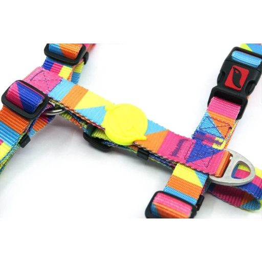 Biztonsági Kapcsos H Típusú színes Kutyahám, Állítható Puha Tapintású, L Méret,