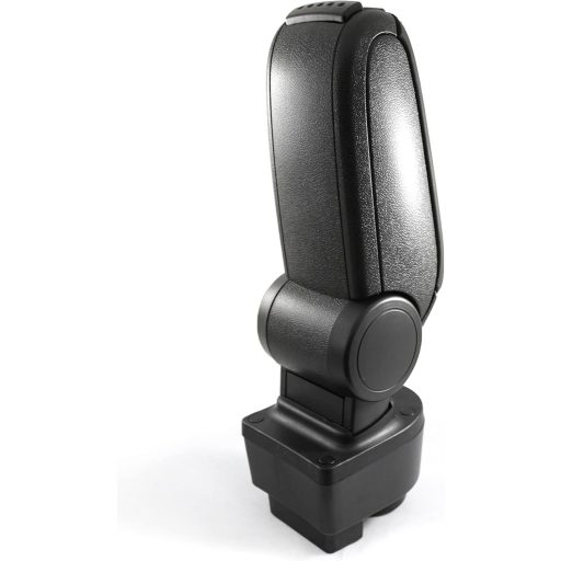 Consolă centrală cu cutie de depozitare pentru Opel Corsa C (2000-2008), neagră, textil