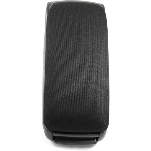 Consolă centrală cu cutie de depozitare pentru Opel Corsa C (2000-2008), neagră, textil