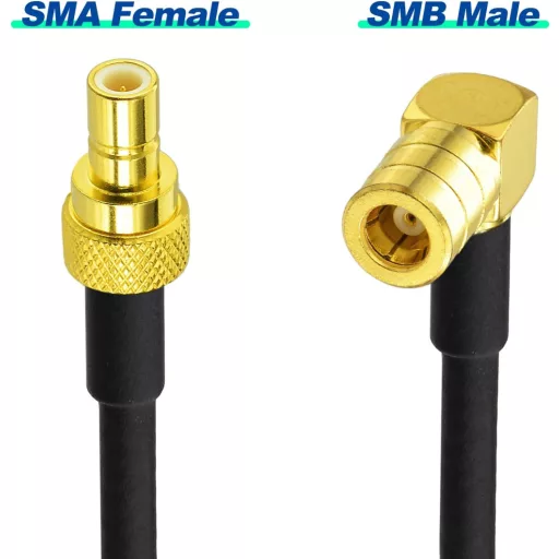 Anténny adaptér Eightwood DAB+ SMB pre autorádio, 5 m RG174